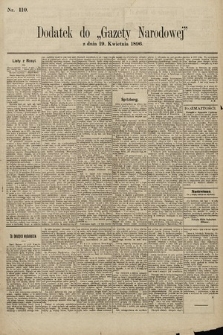 Gazeta Narodowa. 1896, nr 110