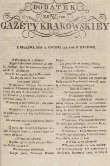 Gazeta Krakowska. 1816, nr 100