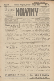 Nowiny : dziennik ilustrowany dla wszystkich. R.4, 1906, nr 36