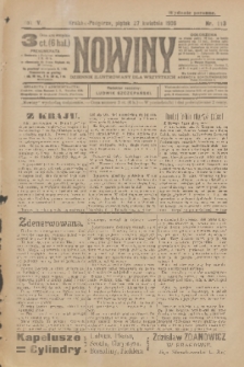 Nowiny : dziennik ilustrowany dla wszystkich. R.4, 1906, nr 113