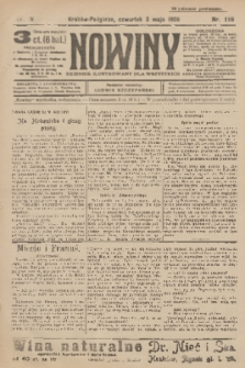 Nowiny : dziennik ilustrowany dla wszystkich. R.4, 1906, nr 119