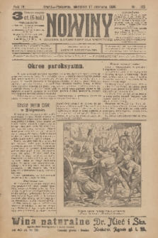 Nowiny : dziennik ilustrowany dla wszystkich. R.4, 1906, nr 163