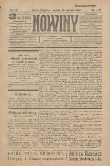 Nowiny : dziennik ilustrowany dla wszystkich. R.4, 1906, nr 172