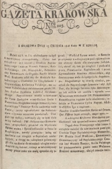 Gazeta Krakowska. 1816, nr 103