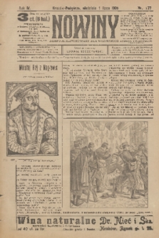 Nowiny : dziennik ilustrowany dla wszystkich. R.4, 1906, nr 177