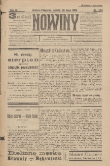 Nowiny : dziennik ilustrowany dla wszystkich. R.4, 1906, nr 204