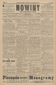 Nowiny : dziennik niezawisły demokratyczny illustrowany. R.5, 1907, nr 159