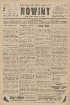 Nowiny : dziennik niezawisły demokratyczny illustrowany. R.5, 1907, nr 189