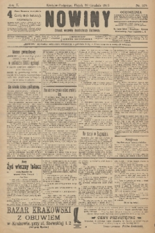 Nowiny : dziennik niezawisły demokratyczny illustrowany. R.5, 1907, nr 328