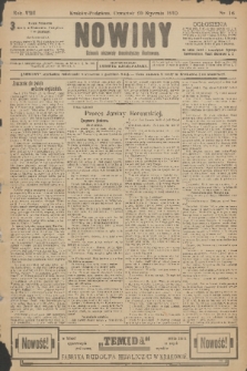 Nowiny : dziennik niezawisły demokratyczny illustrowany. R.8, 1910, nr 16
