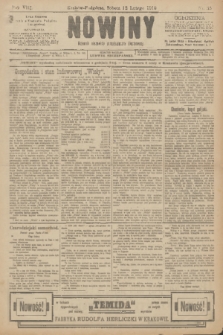Nowiny : dziennik niezawisły demokratyczny illustrowany. R.8, 1910, nr 35