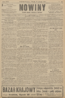 Nowiny : dziennik niezawisły demokratyczny illustrowany. R.8, 1910, nr 40