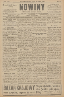 Nowiny : dziennik niezawisły demokratyczny illustrowany. R.8, 1910, nr 52