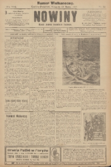 Nowiny : dziennik niezawisły demokratyczny illustrowany. R.8, 1910, nr 72