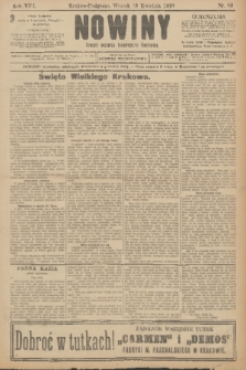 Nowiny : dziennik niezawisły demokratyczny illustrowany. R.8, 1910, nr 89