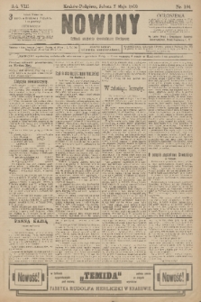 Nowiny : dziennik niezawisły demokratyczny illustrowany. R.8, 1910, nr 104