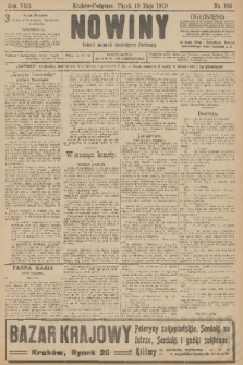 Nowiny : dziennik niezawisły demokratyczny illustrowany. R.8, 1910, nr 109