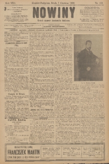 Nowiny : dziennik niezawisły demokratyczny illustrowany. R.8, 1910, nr 123