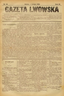 Gazeta Lwowska. 1896, nr 25
