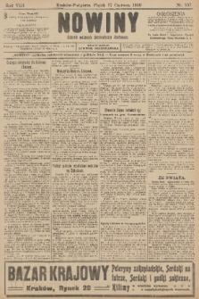 Nowiny : dziennik niezawisły demokratyczny illustrowany. R.8, 1910, nr 137