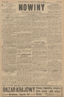 Nowiny : dziennik niezawisły demokratyczny illustrowany. R.8, 1910, nr 143