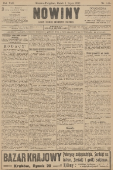 Nowiny : dziennik niezawisły demokratyczny illustrowany. R.8, 1910, nr 148