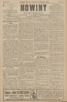 Nowiny : dziennik niezawisły demokratyczny illustrowany. R.8, 1910, nr 207