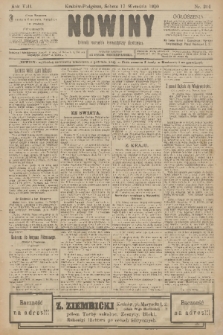Nowiny : dziennik niezawisły demokratyczny illustrowany. R.8, 1910, nr 214