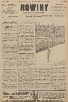 Nowiny : dziennik niezawisły demokratyczny illustrowany. R.8, 1910, nr 221