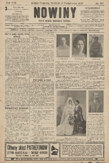 Nowiny : dziennik niezawisły demokratyczny illustrowany. R.8, 1910, nr 239