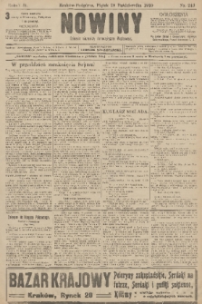 Nowiny : dziennik niezawisły demokratyczny illustrowany. R.8, 1910, nr 249