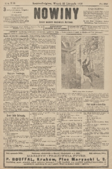 Nowiny : dziennik niezawisły demokratyczny illustrowany. R.8, 1910, nr 269
