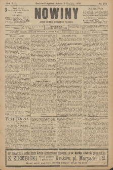 Nowiny : dziennik niezawisły demokratyczny illustrowany. R.8, 1910, nr 279