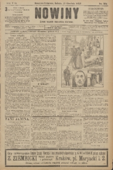 Nowiny : dziennik niezawisły demokratyczny illustrowany. R.8, 1910, nr 284