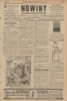 Nowiny : dziennik niezawisły demokratyczny illustrowany. R.9, 1911, nr 35