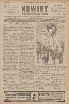 Nowiny : dziennik niezawisły demokratyczny illustrowany. R.9, 1911, nr 40