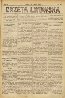 Gazeta Lwowska. 1896, nr 34