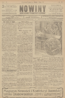 Nowiny : dziennik niezawisły demokratyczny illustrowany. R.9, 1911, nr 154