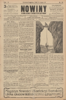 Nowiny : dziennik niezawisły demokratyczny illustrowany. R.9, 1911, nr 190
