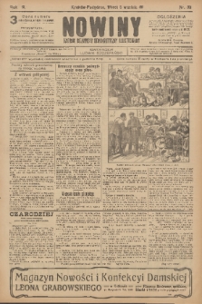 Nowiny : dziennik niezawisły demokratyczny illustrowany. R.9, 1911, nr 201