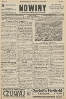 Nowiny : dziennik niezawisły demokratyczny illustrowany. R.9, 1911, nr 284