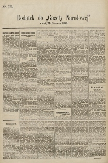 Gazeta Narodowa. 1896, nr 172