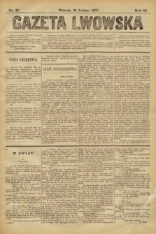 Gazeta Lwowska. 1896, nr 45