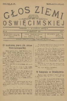 Głos Ziemi Oświęcimskiej. R.1, nr 10