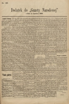 Gazeta Narodowa. 1896, nr 186