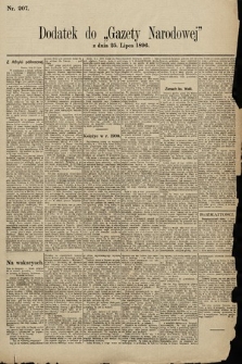 Gazeta Narodowa. 1896, nr 207