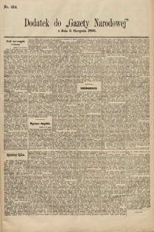 Gazeta Narodowa. 1896, nr 214