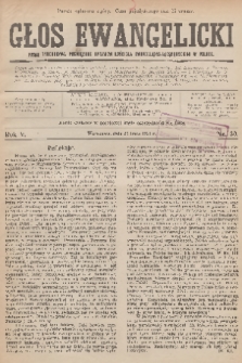 Głos Ewangelicki : pismo tygodniowe poświęcone sprawom Kościoła Ewangelicko-Augsburskiego w Polsce. R.5, 1924, nr 30