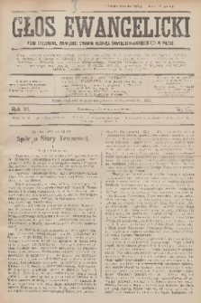 Głos Ewangelicki : pismo tygodniowe poświęcone sprawom Kościoła Ewangelicko-Augsburskiego w Polsce. R.6, 1925, nr 17