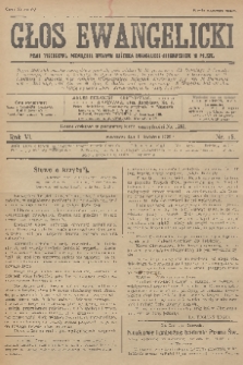 Głos Ewangelicki : pismo tygodniowe poświęcone sprawom Kościoła Ewangelicko-Augsburskiego w Polsce. R.7, 1926, nr 15